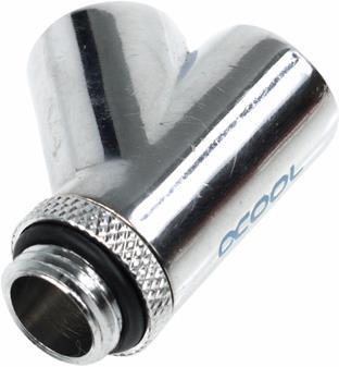 Image du produit Alphacool HF Connecteur Y-45° G1/4 tournant 2x femelle 1x mâle