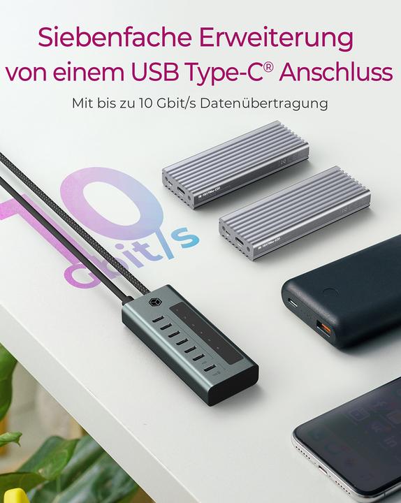 Image du produit Icy Box IB-HUB1454-C31 (USB-C, 4 Ports)