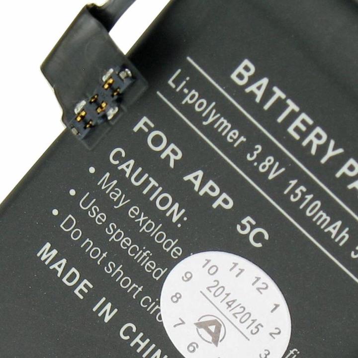 Image du produit AccuCell Batterie Apple iPhone 5C, 616-0667, 616-0720