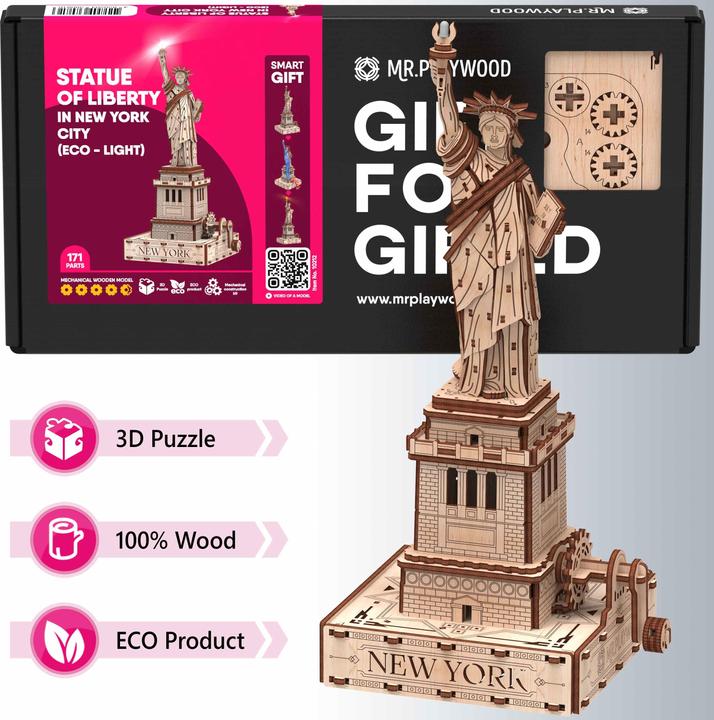 Produktbild Mr Playwood Mr. Playwood: Statue of Liberty - Ecolight