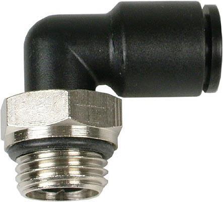Actual product image Aquatuning 10mm push-in connector 90° rotatable