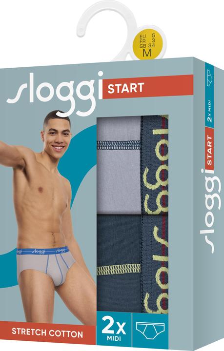 Immagine prodotto Sloggi Start Midi box (4, Confezione da 2)