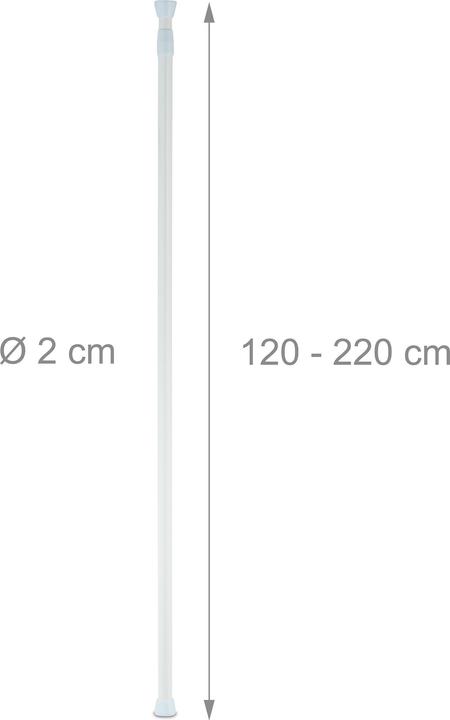 Actual product image Relaxdays Telescopic rod