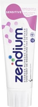 Actual product image Zendium Tandpasta Sensitive stå-tube 1450 ppm flour 75 ml - (12 pcs.)