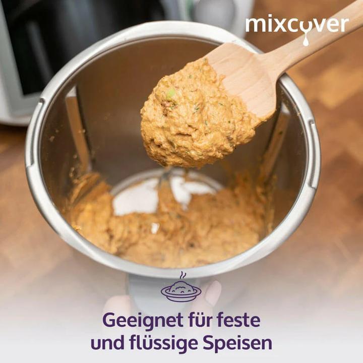 Produktbild Mixcover Nachhaltiger Holz-Spatel für Thermomix TM6,TM5,TM31 Drehkellenspatel Teigschaber