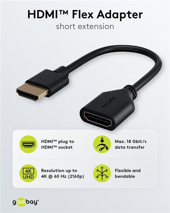 Produktbild Goobay HDMI-Flexadapter (HDMI)