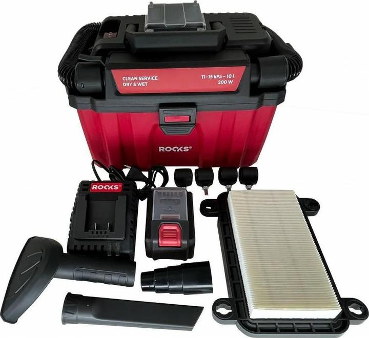 Immagine prodotto GCS Rooks Odkurzacz Przenośny 20v Aq-One Dry&Wet