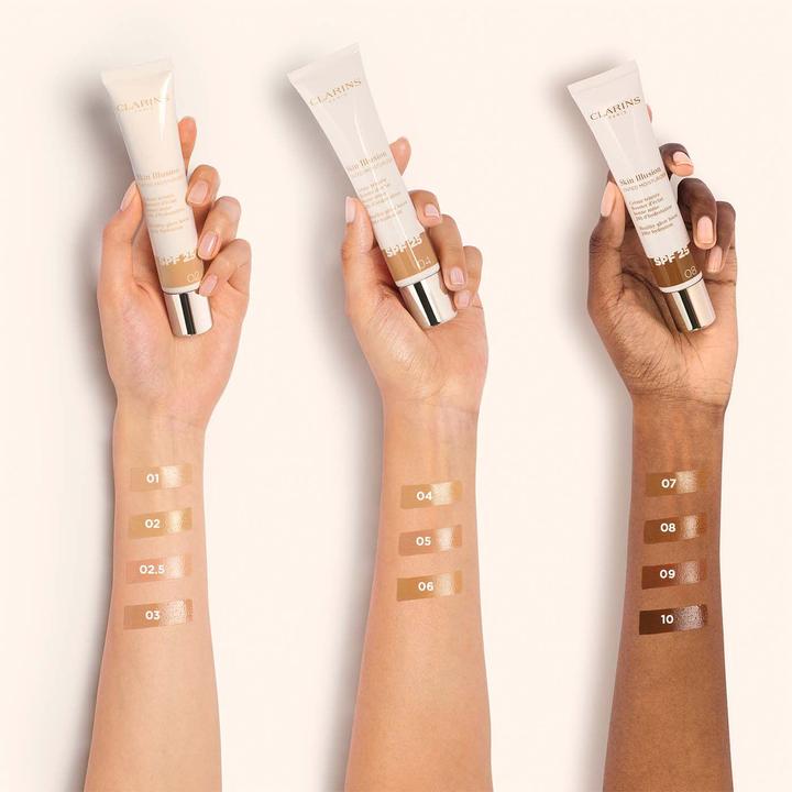 Actual product image Clarins Skin Illusion - Getönte Feuchtigkeitscreme Spf25 06 (40 ml)