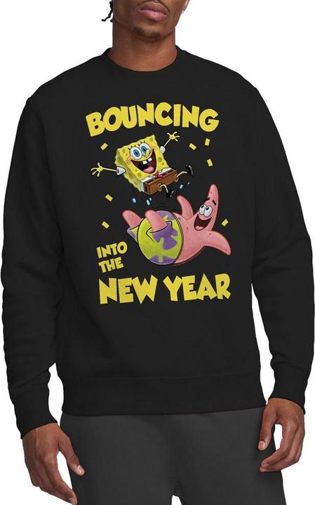 Produktbild Spongebob Squarepants Bouncing Into The New Year Sweatshirt (XXL)