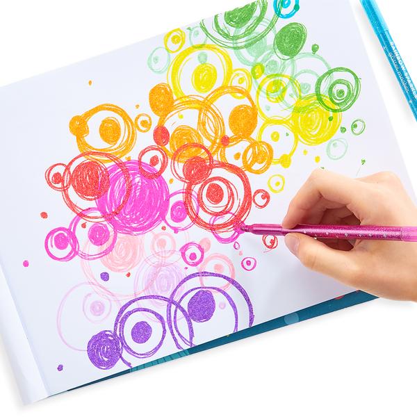Image du produit Ooly Marqueur à paillettes arc-en-ciel (Multicolore, 15 x)