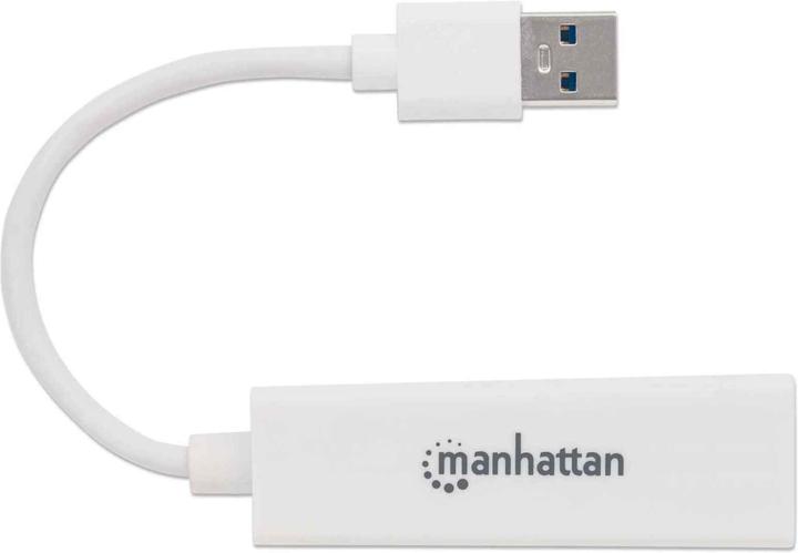 Actual product image Manhattan USB to Ethernet Adapter (USB, RJ45 (1x))