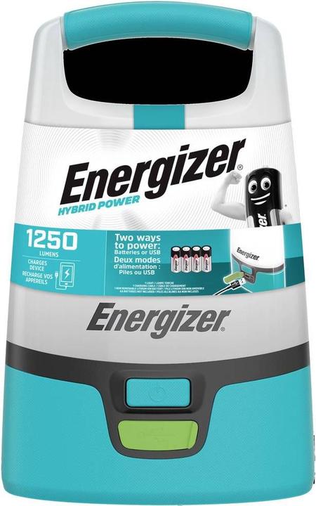 Actual product image Energizer E304157500 Hybrid Powered LED camping lantern 1250lm battery-powered Door