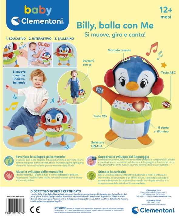 Immagine prodotto Clementoni Billy, balla con Me IT