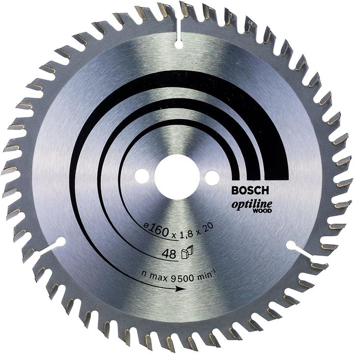 Bosch Professional Zubehör PRO Wood circular saw blade, 160 x 1.8 x 20 mm