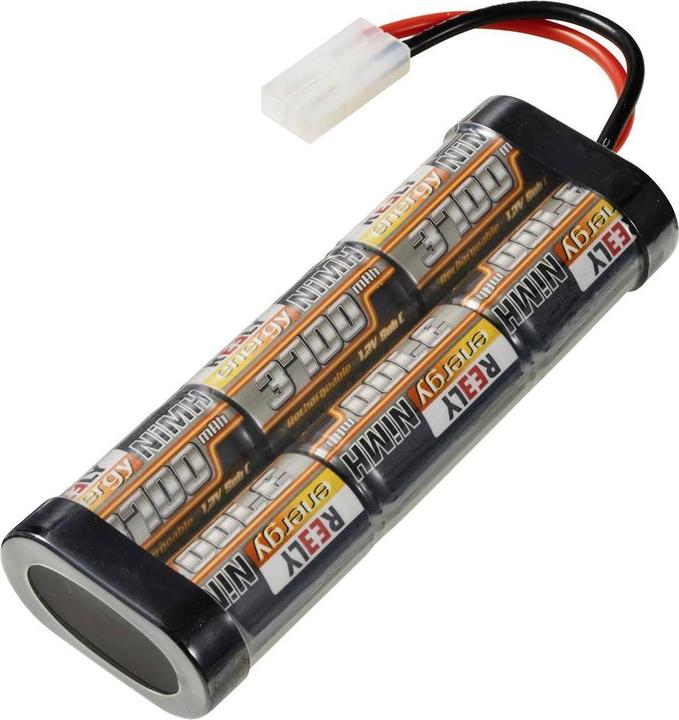 Actual product image Reely Model making battery pack (NiMh) 7.2 V 3700 mAh Number of cells: 6 Stick Tamiya (7.20 V, 3700 mAh)