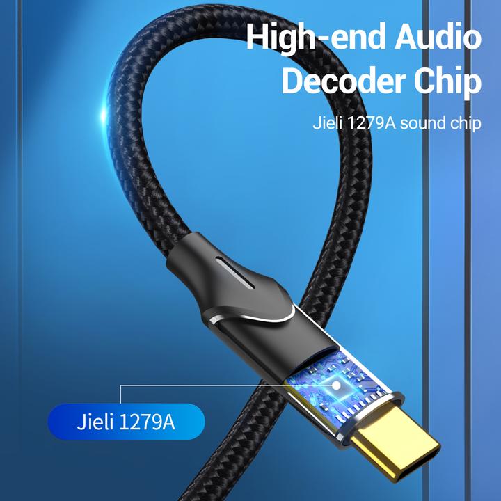 Produktbild Vention USB-C auf 2-Chich Kupplung (1.50 m)