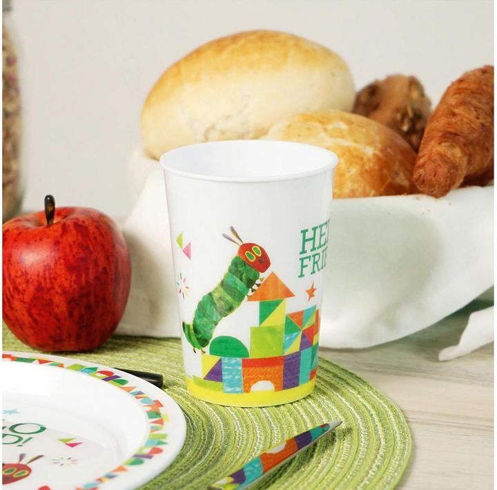 Actual product image Geda Labels Children's Tableware 'Caterpillar Neverending - Hello Friend' 3 pieces