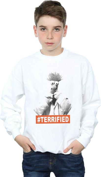 Actual product image Disney Boys The Muppets Beaker Terrified Sweatshirt (128)