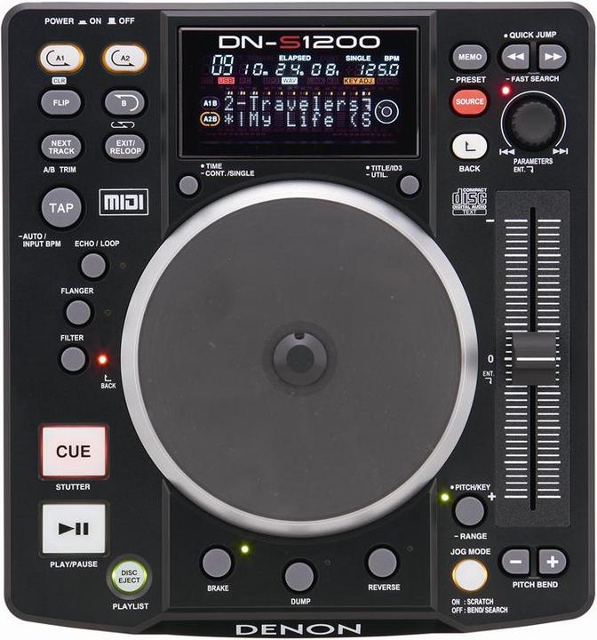Produktbild Denon DN-S1200 CD/MP3-Player, Jog-Disc, USB-Port, MIDI
