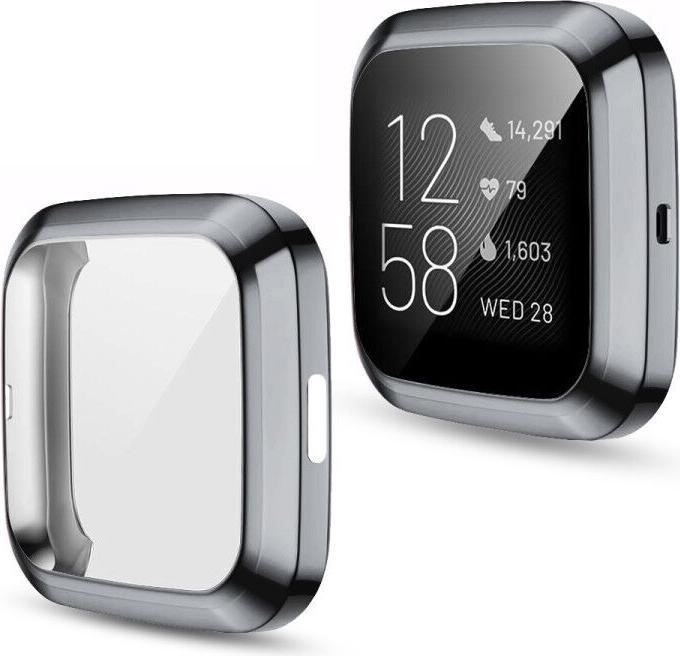 Image du produit Cover-Discount Fitbit Versa 2 - Etui de protection en caoutchouc gris