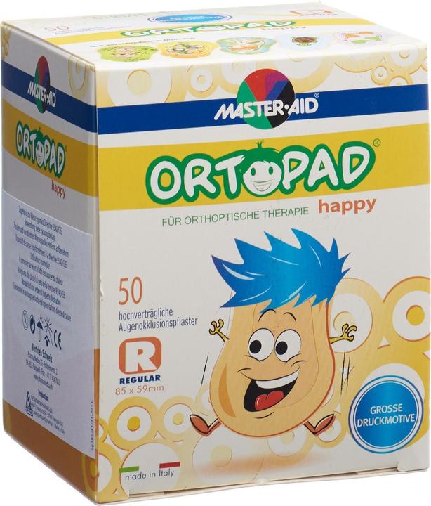 Image du produit Master Aid Pansements oculaires Happy Regular 50 pièces (50 x)