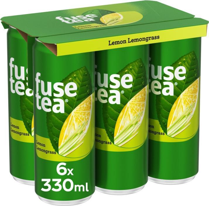 Produktbild Fusetea Lemon Lemongrass (24 x 33 cl)