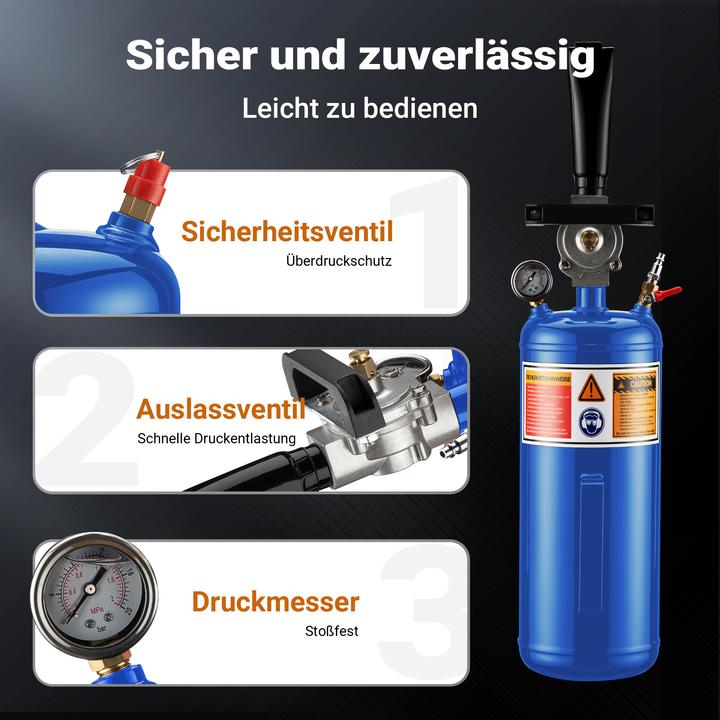 Produktbild Wiltec Druckluft-Reifenfüller