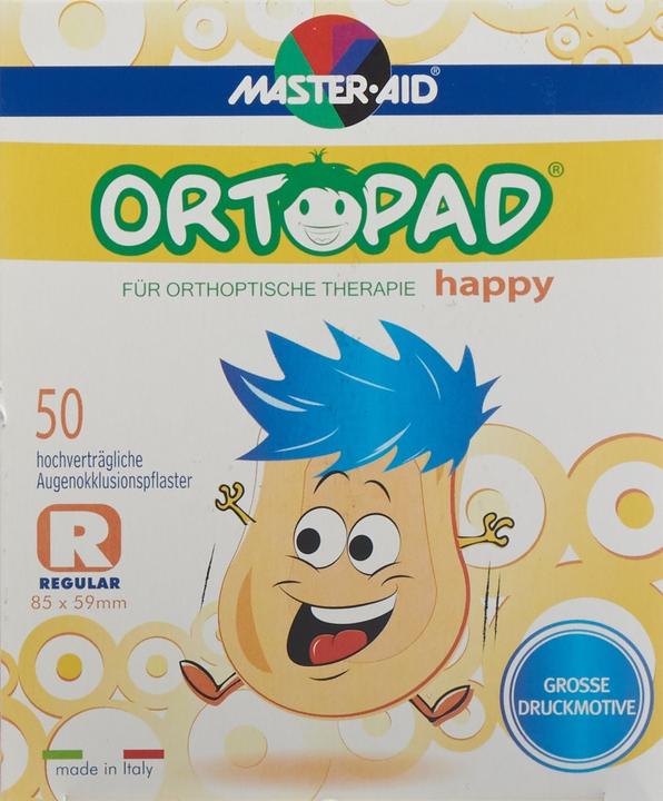 Image du produit Master Aid Pansements oculaires Happy Regular 50 pièces (50 x)
