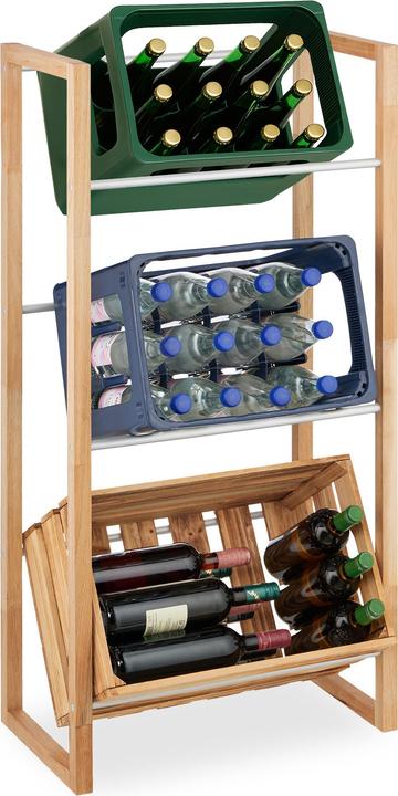 Actual product image Relaxdays Beverage crate rack