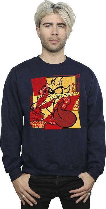 Image du produit Looney Tunes - Sweat TAZ BUGS RABBIT NEW YEAR - Homme (XXL)