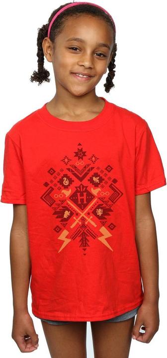 Image du produit - T-shirt CHRISTMAS FAIR ISLE - Fille (140, 146)