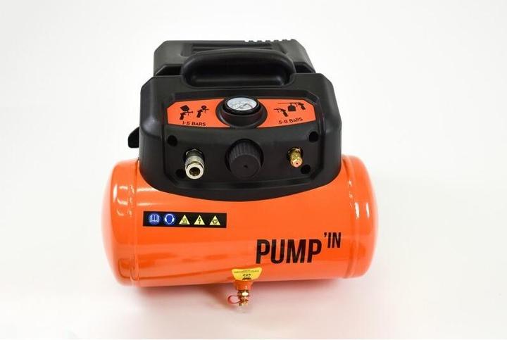 Immagine prodotto Pump'in TANK - Mini-compressore con bicchiere da 6 l (8 bar, 6 l)