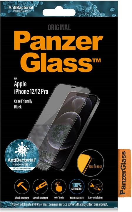 Produktbild PanzerGlass Edge-to-Edge (1 Stück, Realme 12 Pro+, Apple iPhone 12)