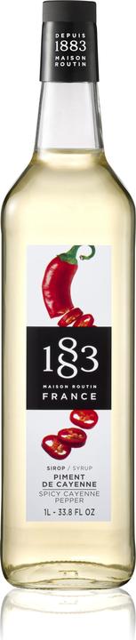 Actual product image 1883 Spicy Cayenne Pepper Syrup 1l 0%