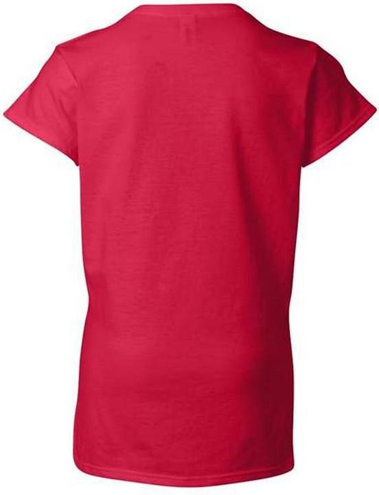 Actual product image Gildan Womens/Ladies Soft Touch V Neck T-Shirt (38 D)