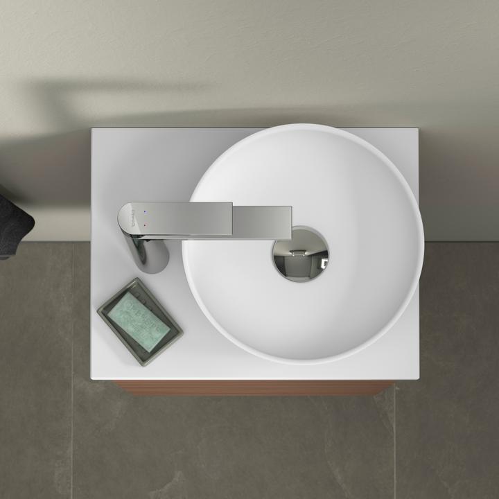 Produktbild Duravit Sivida Aufsatzwaschtisch, rund, 300x300mm, ohne Hahnloch, ohne Überlauf (300 mm, 300 mm)