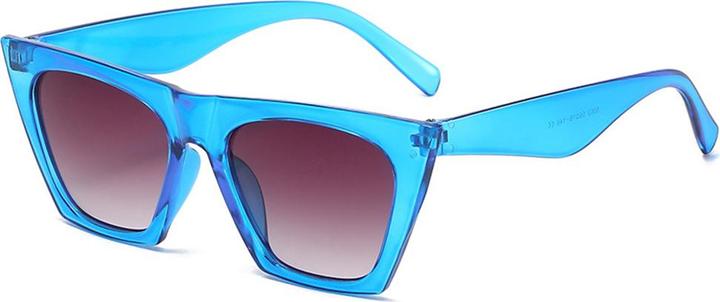 Actual product image Techsuit - Sunglasses (5154) - for Women, PC Frame and Lens, Square - Blue / Light Gray