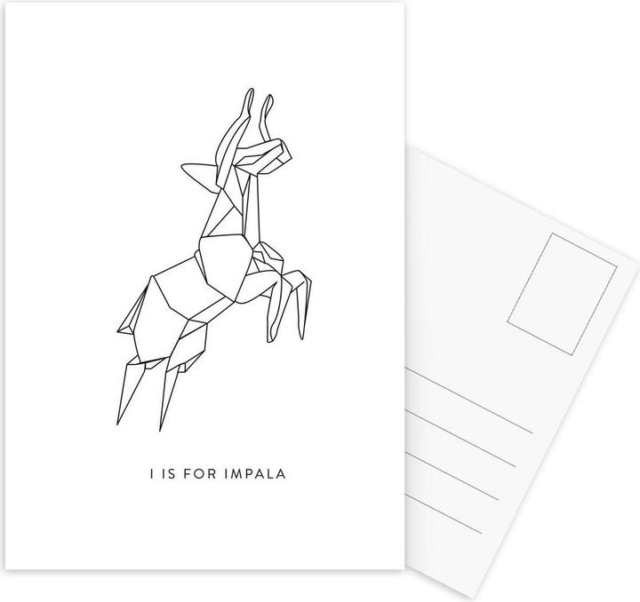 Image du produit Juniqe Origami d'impala (3 pcs)