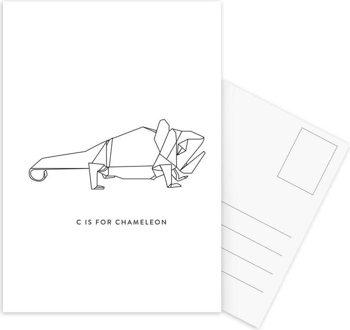 Produktbild Juniqe Origami-Chamäleon (15 Stk.)