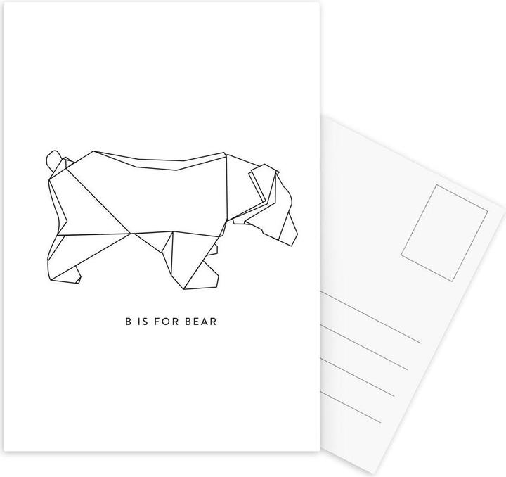 Produktbild Juniqe Origami-Bär (15 Stk.)
