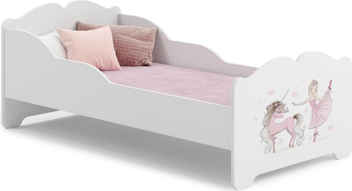 Immagine prodotto ADRK Furniture Letto con materasso XIMENA BALLERINA CON UNICORN 160x80 (160 x 80 cm)