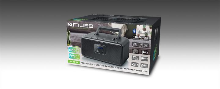 Image du produit Muse M-32 DB (DAB+ DAB, PLL, FM, Bluetooth)