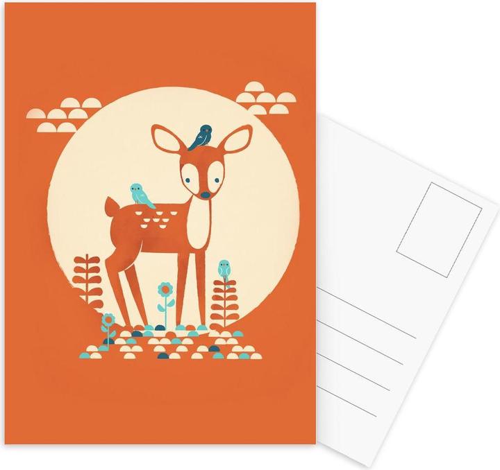 Produktbild Juniqe Little Birds - Hirsche (3 Stk.)