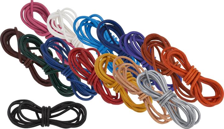 Image du produit VBS Ruban de cuir rond, Ø 1 mm, 1 m