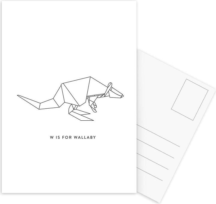 Image du produit Juniqe Origami de wallaby (3 pcs)