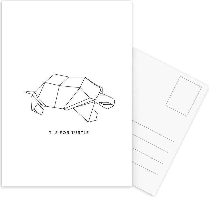 Actual product image Juniqe Origami Turtle (3 pcs.)