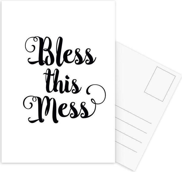 Produktbild Juniqe Bless This Mess - Zitate & Slogans (3 Stk.)