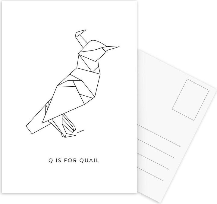 Produktbild Juniqe Origami-Wachtel (5 Stk.)