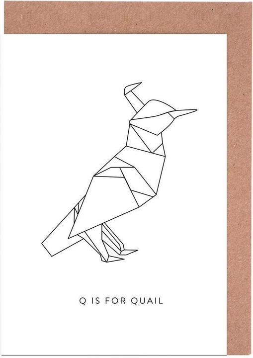 Produktbild Juniqe Origami-Wachtel (3 Stk.)