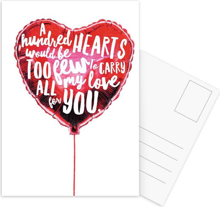 Actual product image Juniqe Heart Balloon - Hearts (3 pcs.)
